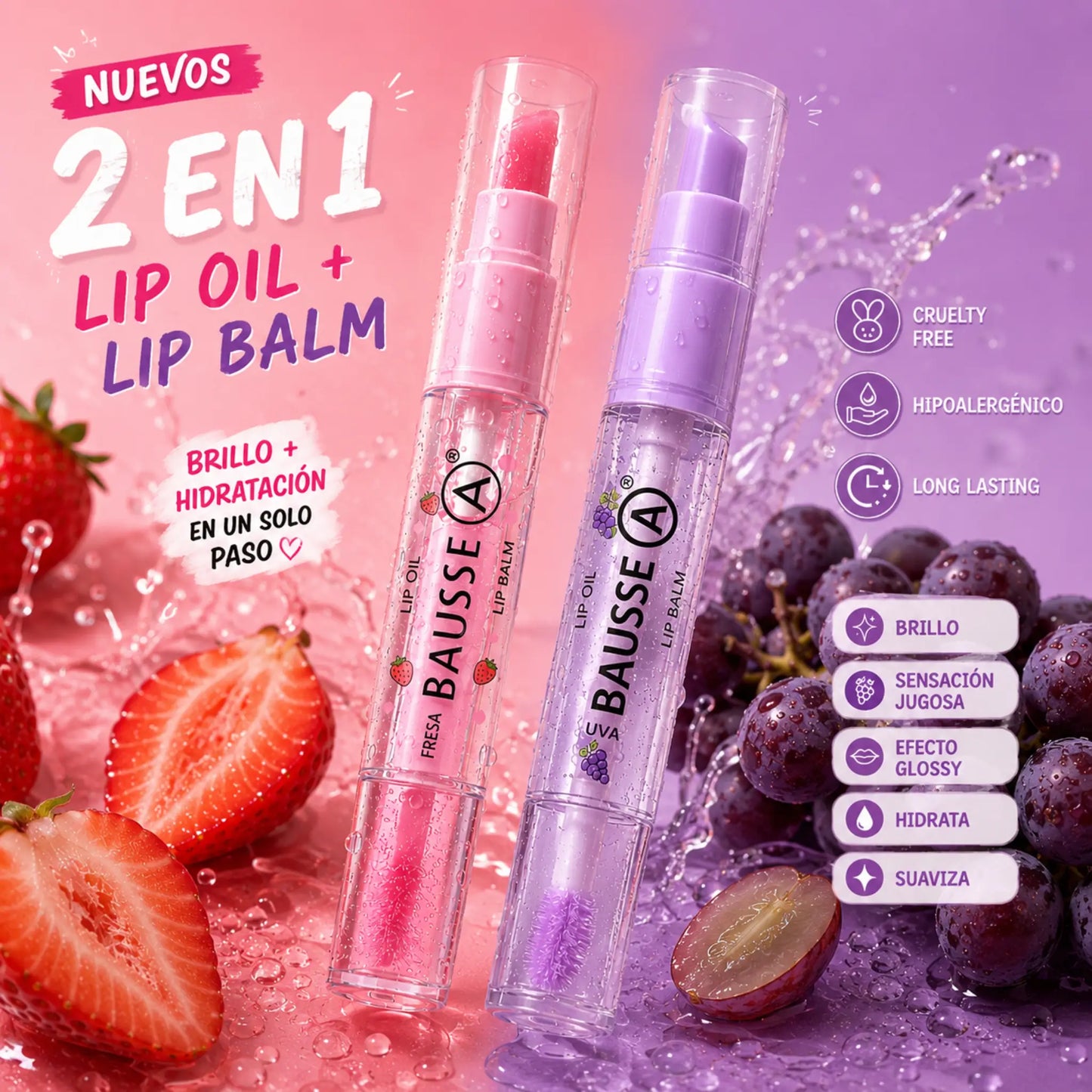 Lip Gloss + Bálsamo