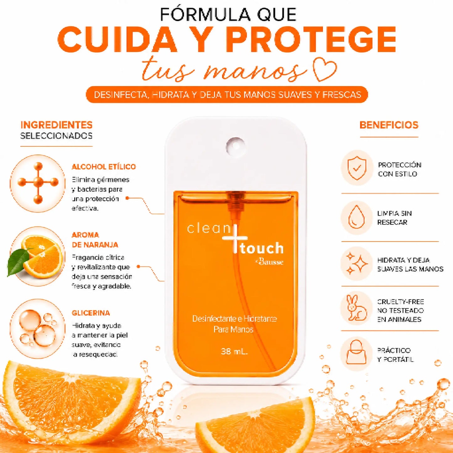 Clean + Touch Naranja