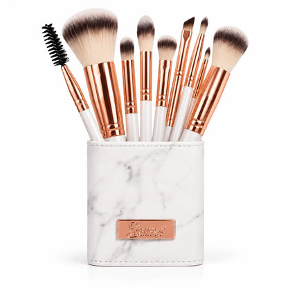 Set de 12 Brochas de Maquillaje con Estuche