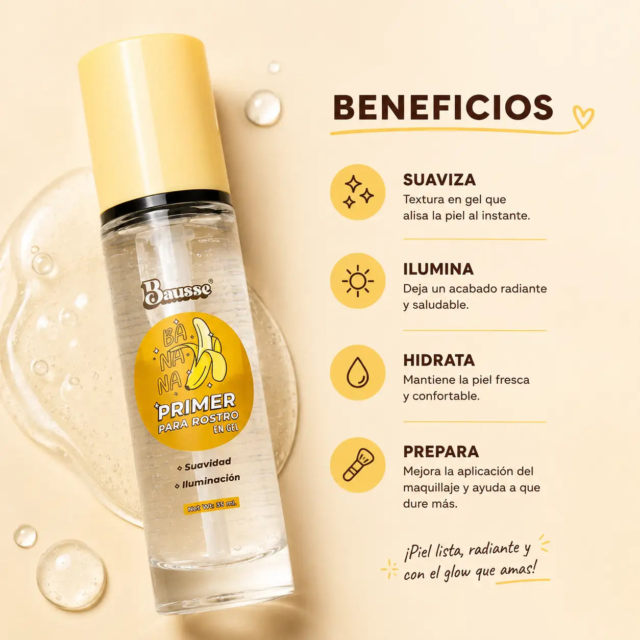 Primer Facial en Gel Banana