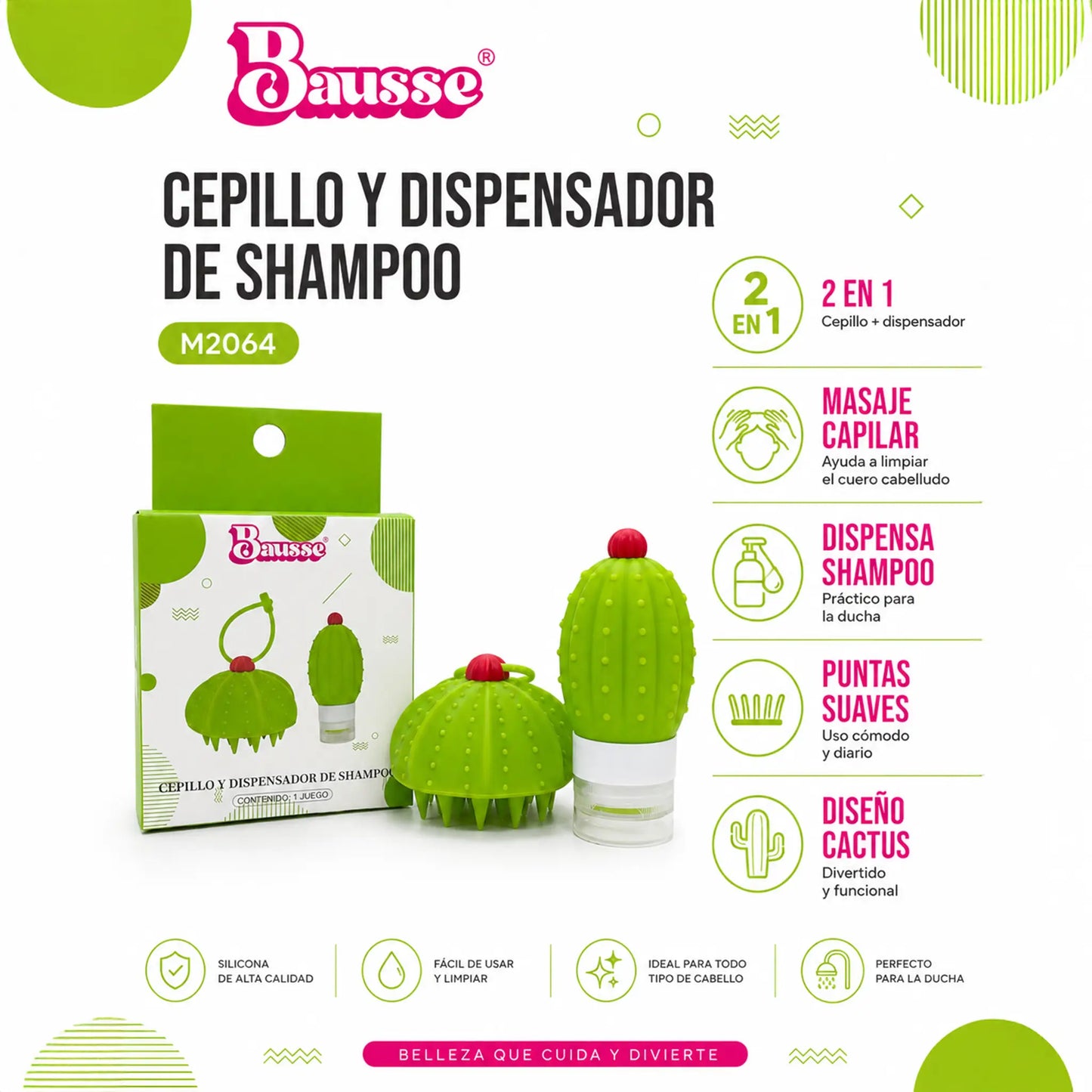 Set Cepillo Cactus