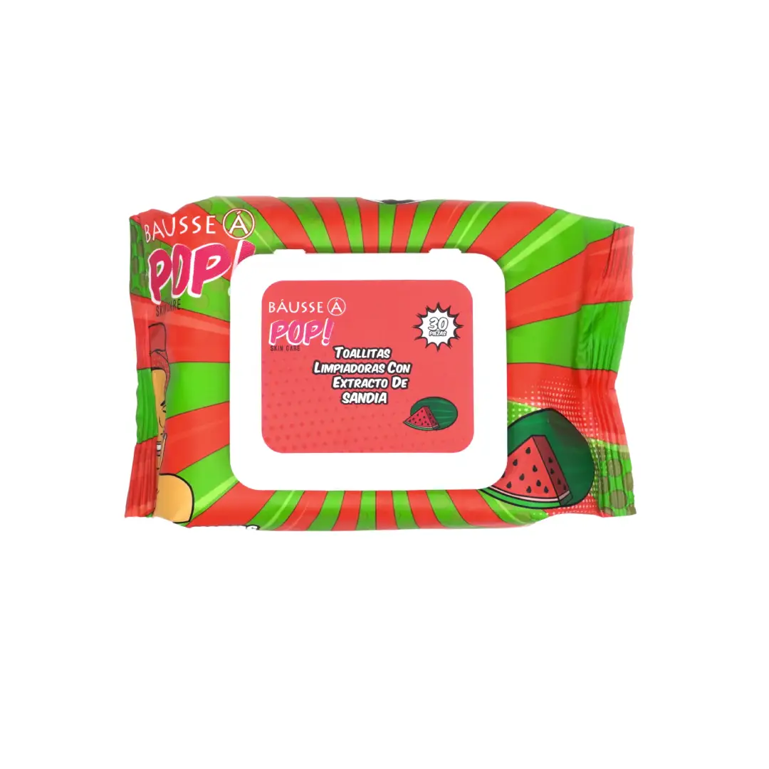 Toallitas limpiadoras con extracto natural