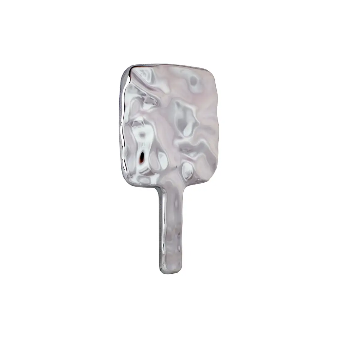 Espejo de Mano Plateado - Image 2